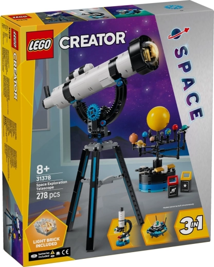 LEGO Creator 3 in 1 Teleskop zur Weltraumforschung