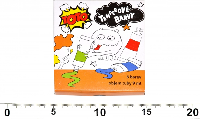 Tempera-Farben in Tuben – Set 6×9 ml