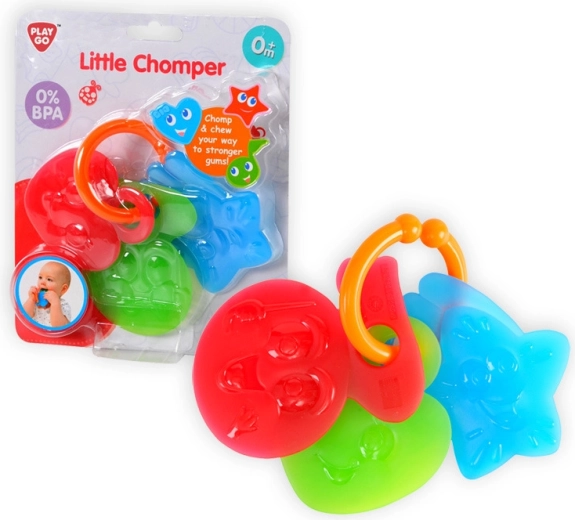 Farbiges Beißspielzeug