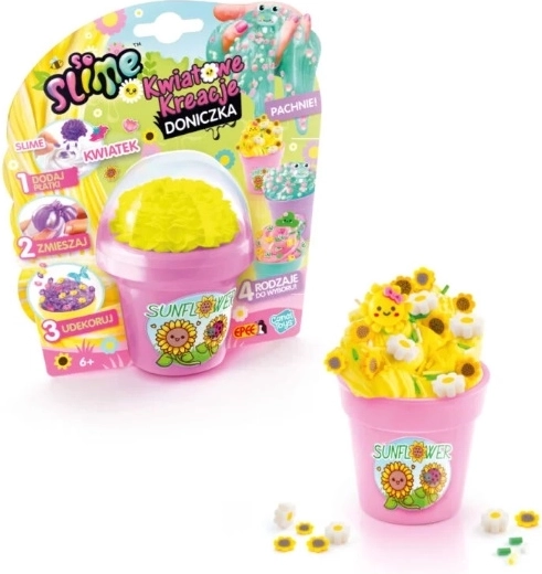EPEE SoSlime Blumen-Bastelset – Blumentopf mit Rose