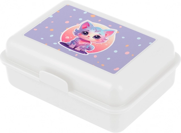 Plastische Brotdose mit Kätzchen BAAGL