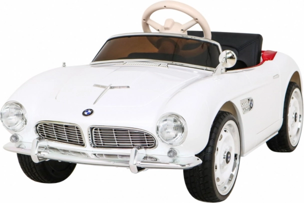 Kinder‑Elektroauto BMW 507 Retro – weißer Roadster