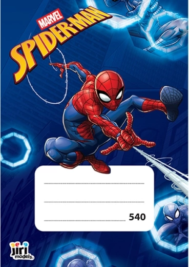 Schulheft A5 Spiderman 540 ohne Linien (40 Blätter)