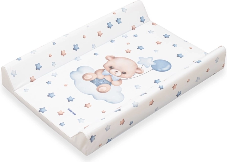 Wickelunterlage Baby Mix Teddybär blau 47 × 70 cm