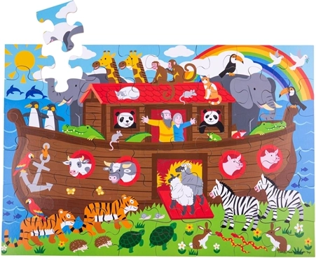 Bodenpuzzle Arche Noah 48 Teile von Bigjigs Toys
