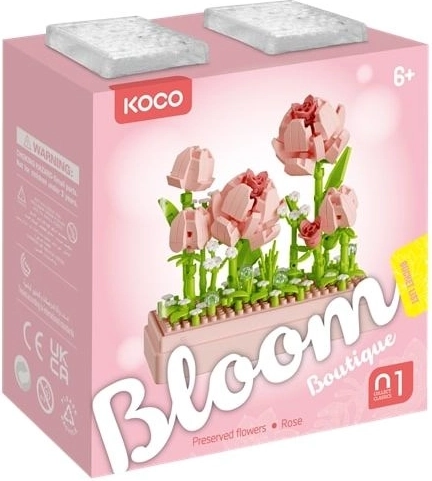 KOCO Baukasten Rose 349 Teile - 1 Stück
