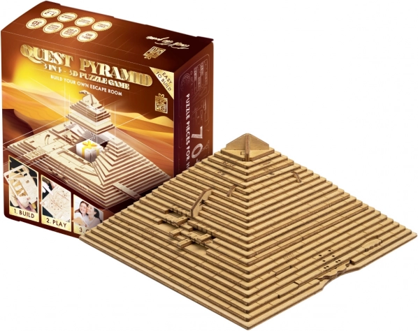 EscapeWelt Holz 3D Puzzle Pyramide