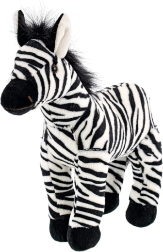 Plüsch-Zebra 28 cm für Babys