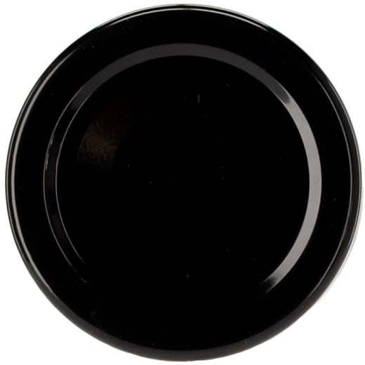 Set aus schwarzen Schraubverschlüssen 48 mm (10 Stück)