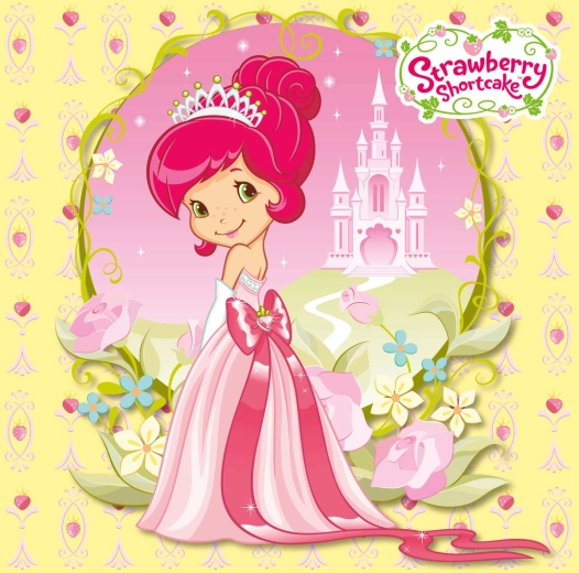 Akim quadratische Malvorlagen Erdbeerchen (Strawberry Shortcake) – 1 Stück