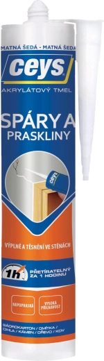Acrylfugen- und Rissdichtstoff 280 ml grau matt CEYS