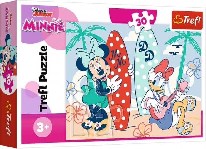 Puzzle Bunte Minnie 30 Teile