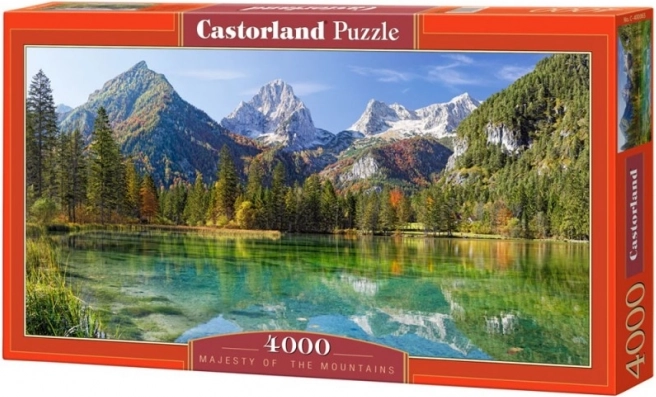 Puzzle 4000 Teile Majestät der Berge CASTORLAND