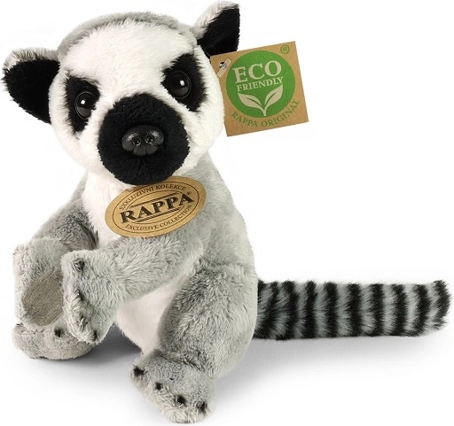 Rappa Plüsch-Lemur sitzend, umweltfreundlich, 15 cm