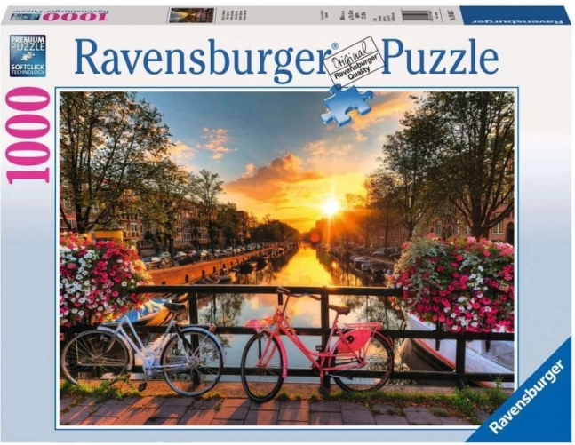 Puzzle 1000 Teile Fahrräder in Amsterdam