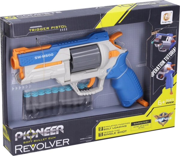 Pioneer-Revolver – Pistole mit Schaumstoffmunition 25 cm