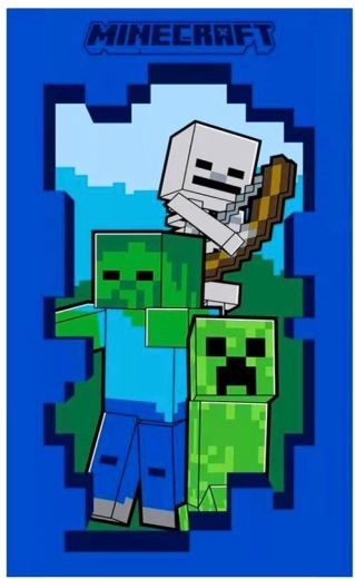 Minecraft-Handtuch – 1 Stück