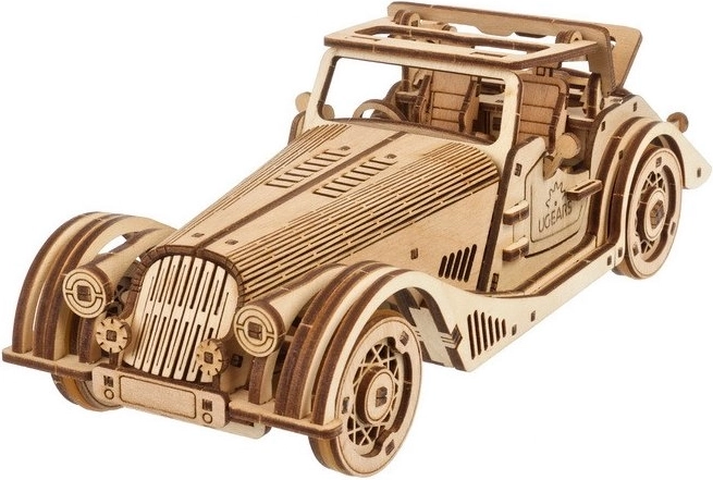 Ugears 3D Holzmechanik-Puzzle Sportwagen Rapid Mouse