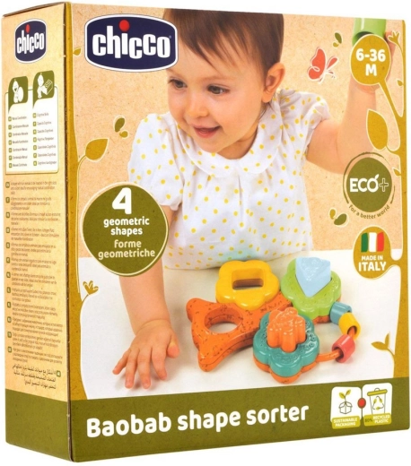 Chicco Einlege-Spiel Baobab Eco+ für Kinder ab 6 Monaten