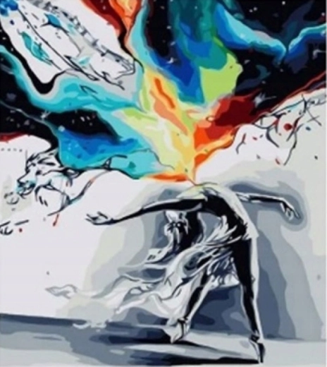 Norimpex Diamantmalerei Tänzerin 30 × 40 cm
