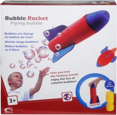 Schaumrakete für Seifenblasen