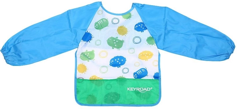 Malschürze mit Ärmeln KEYROAD, blau