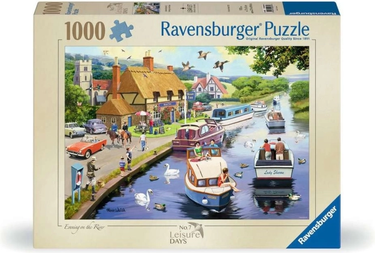 Ravensburger Puzzle Leisure Days Nr. 7: Abend am Fluss, 1000 Teile