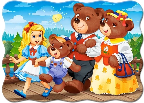 Puzzle 30 Stück Goldlöckchen und die drei Bären