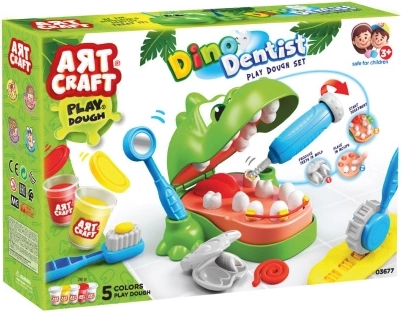 Art Craft Knetset Dino-Zahnarzt 280 g
