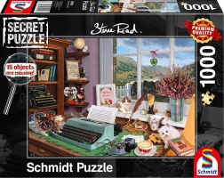 Schmidt Secret Puzzle Auf dem Schreibtisch – 1000 Teile