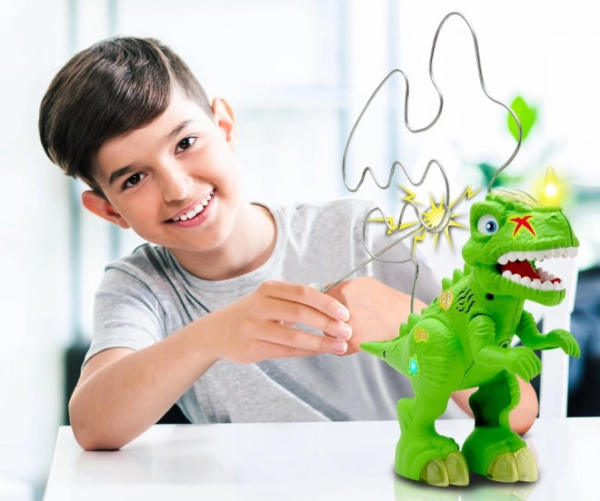 Dino Spiel – elektronisches Labyrinth mit Haken