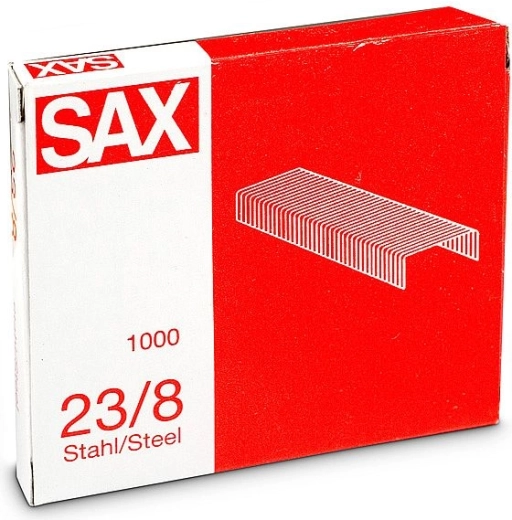 Heftklammern 23/8 verzinkt, 1000 Stk.