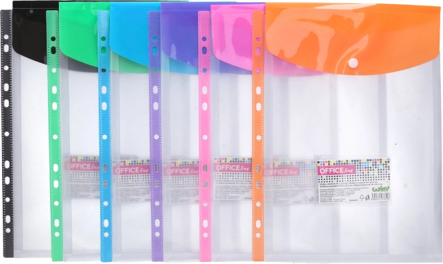 Mappe mit Druckknopf 32 x 23,5 cm