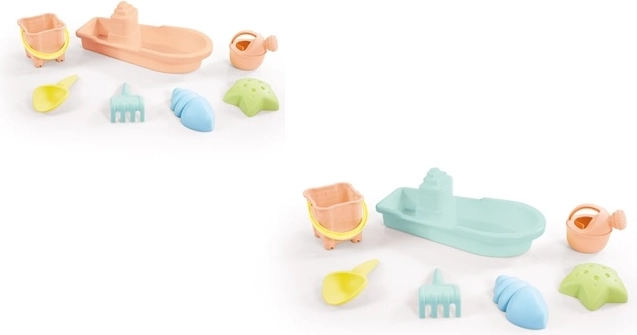 Dolu Pastell-Strandset mit Boot