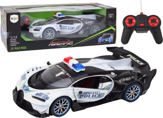 RC-Polizeiauto 1:12 weiß
