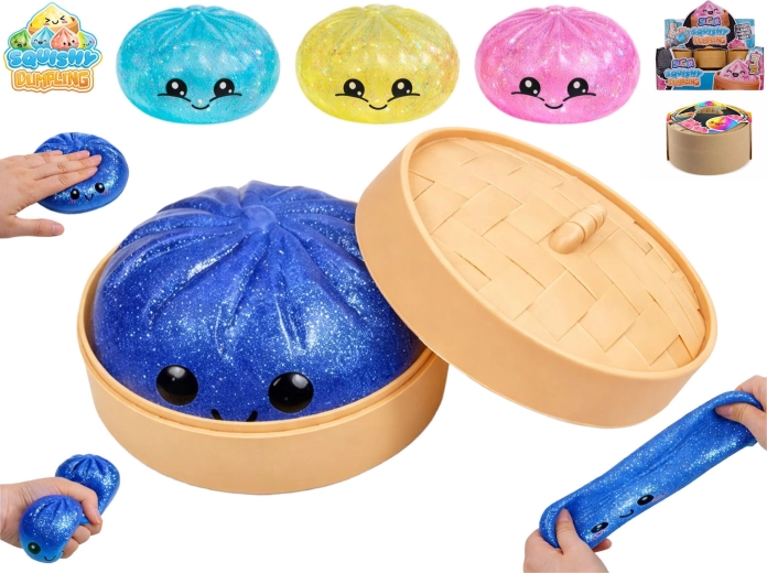 Squishy Dumpling Anti-Stress-Spielzeug Sugar 9 cm (Farbmix)