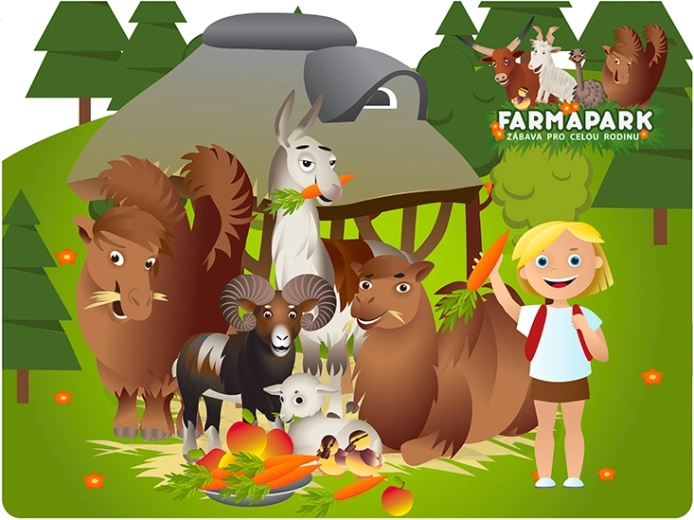 3D-Postkarte Farmapark 2 von PRIME