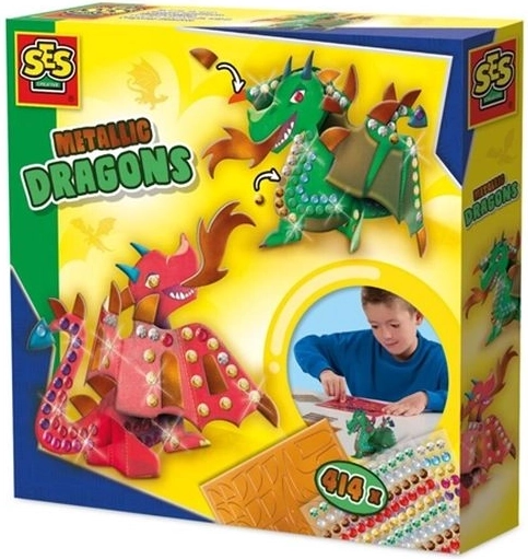 SES Creative Metallic-Dekorationsset Drachen