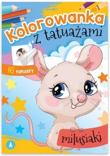SŁODZIAKOtattoo – Malbuch mit abwaschbaren Tattoos „Lieblinge“