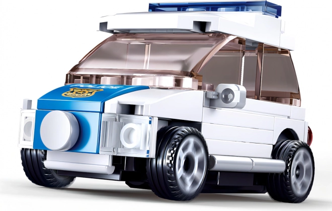 Sluban Aufzieh‑Polizeiauto