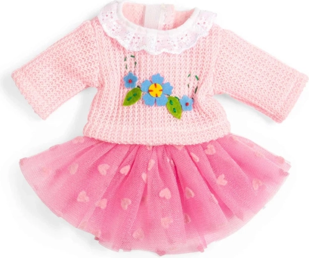 Bigjigs Toys rosa Tüllrock und Pullover für Puppe 28 cm