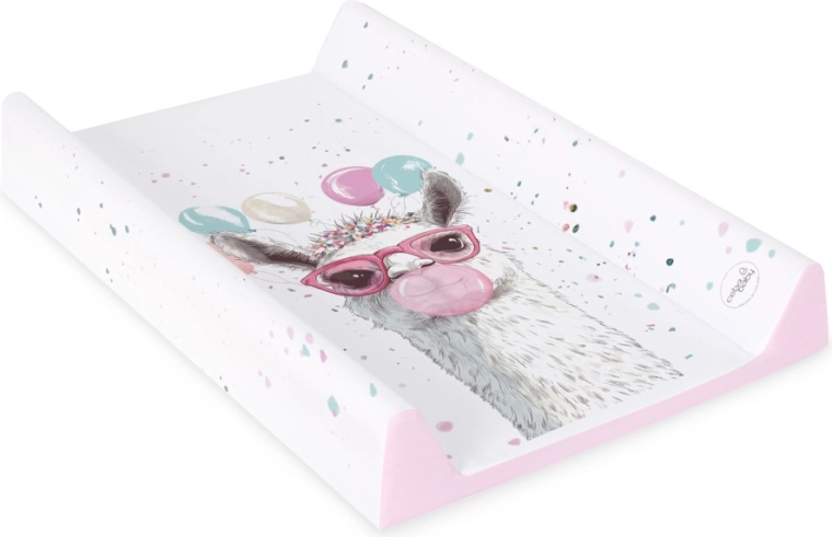 Ceba Baby Wickelauflage für das Kinderbett Ultra Light Crazy Lama 50 × 70 cm