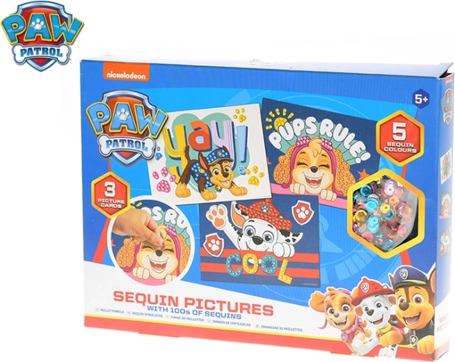 Mosaik-Set PAW PATROL – glitzernde Bilder für Kinder