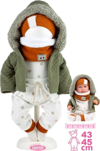 Kleidung für New Born Puppe 43–45 cm – 6‑teiliges Set