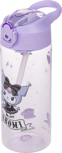 BAAGL Tritan-Trinkflasche mit integriertem Strohhalm Kuromi Fortune Dream 500 ml