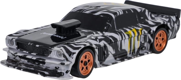 RC-Drift-Auto 1:43, silber, mit Zubehör