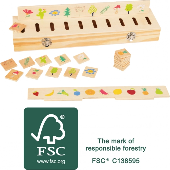 Holz-Motorik-Lernspielzeug zur Sortierung Small Foot