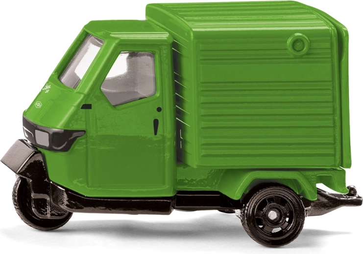 Siku Piaggio Ape grün – Metallmodell eines Dreirads
