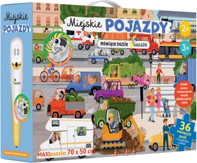 Kakadu Sprechpuzzle Stadtfahrzeuge