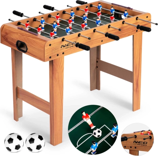 Tischfußball NEO SPORT aus Holz 70 × 37 × 62 cm